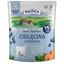 BALTICA SMAKI REGIONÓW Cielęcina z jagnięciną dla małych psów 6 kg