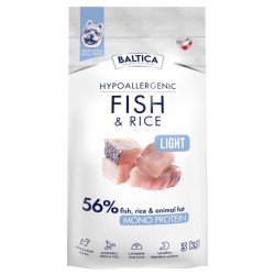 BALTICA NUTRACEUTIC Hypoallergenic Fish and Rice Light dla małych ras 6 kg
