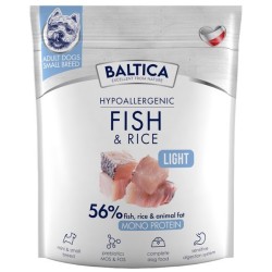 BALTICA NUTRACEUTIC Hypoallergenic Fish and Rice Light dla małych ras 12 kg