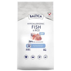 BALTICA NUTRACEUTIC Hypoallergenic Fish and Rice Light dla małych ras 12 kg