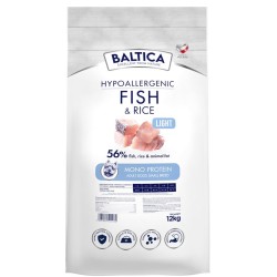 BALTICA NUTRACEUTIC Hypoallergenic Fish and Rice Light dla małych ras 3 kg