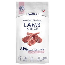 BALTICA NUTRACEUTIC Hypoallergenic Lamb and Rice dla psów ras średnich 3 kg