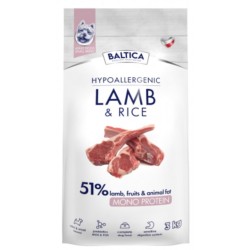 BALTICA NUTRACEUTIC Hypoallergenic Lamb and Rice dla psów ras małych 12 kg