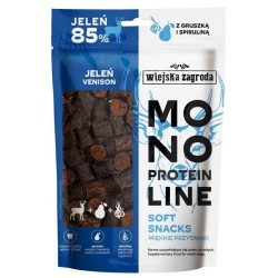 WIEJSKA ZAGRODA PIES Przysmak Monoproteinowy Soft Snacks Jeleń 115g