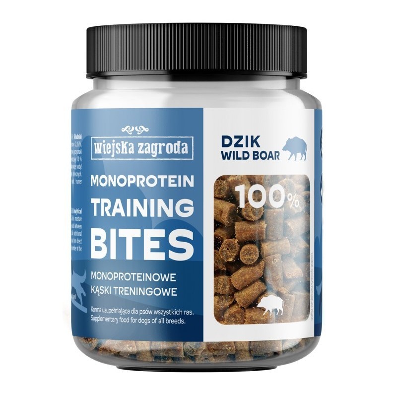 WIEJSKA ZAGRODA PIES Przysmak Treningowy Kąski Monoproteinowe Dzik 150g
