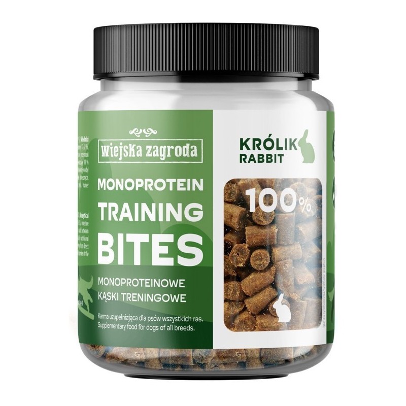 WIEJSKA ZAGRODA PIES Przysmak Treningowy Kąski Monoproteinowe Królik 150g