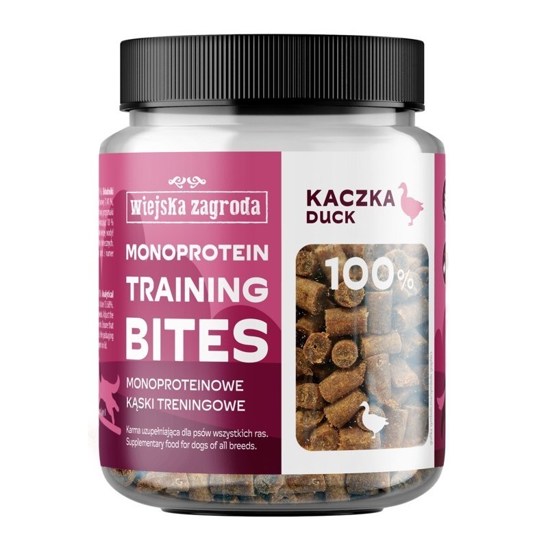 WIEJSKA ZAGRODA PIES Przysmak Treningowy Kąski Monoproteinowe Kaczka 150g
