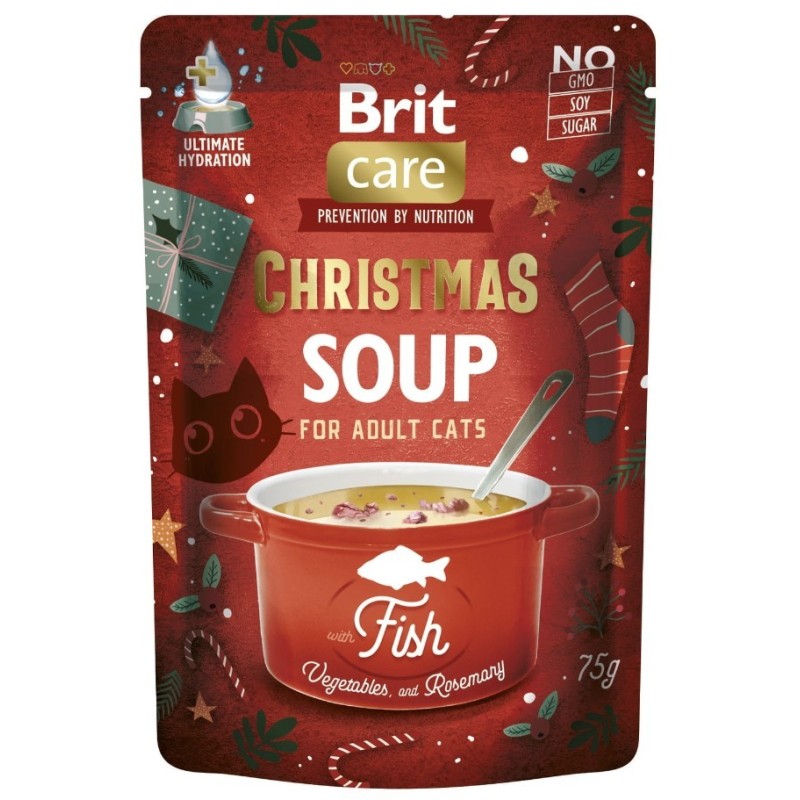 BRIT Care Cat Christmas Soup Fish 75g