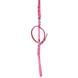 DINGO Smycz skórzana Boutique - Fuksja 1,5 x 180cm