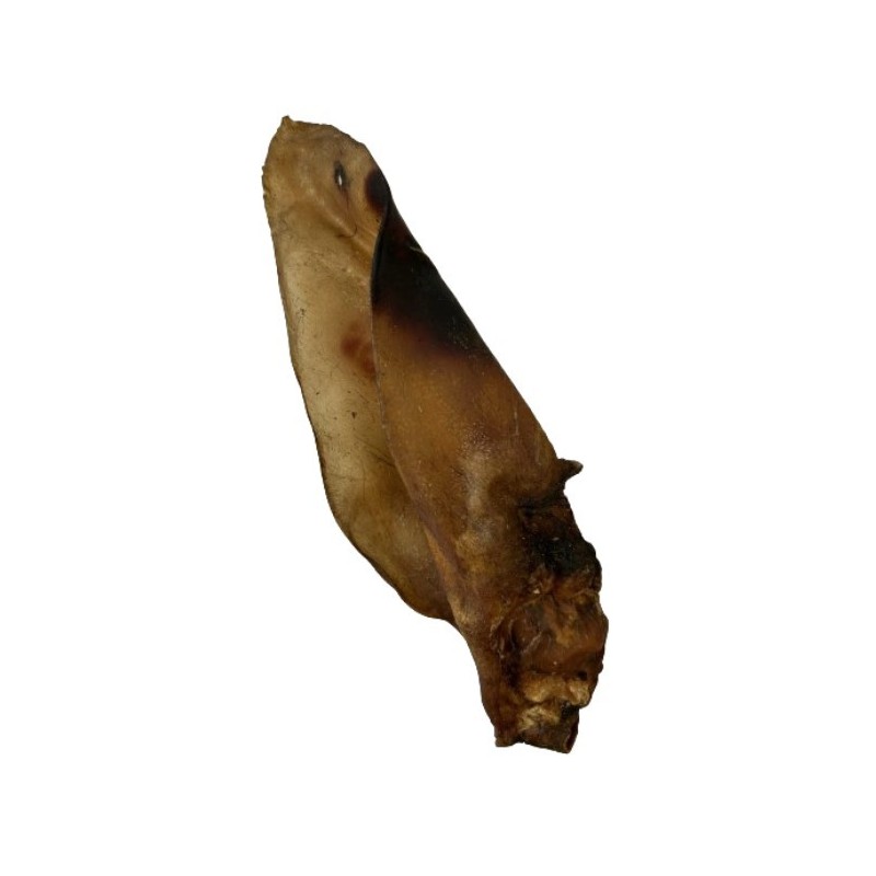 SNACK STAR Uszy wołowe ciemne z małżowiną 50-60g - 20 cm