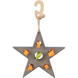 TRIXIE Xmas Gwiazda na przysmaki zabawka dla gryzoni - 14 x 17 cm