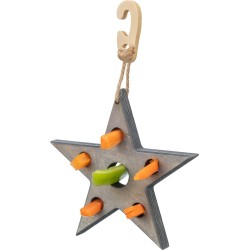 TRIXIE Xmas Gwiazda na przysmaki zabawka dla gryzoni - 14 x 17 cm