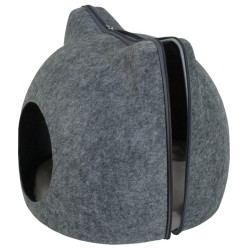 ZOLUX Legowisko dla kota zamknięta budka z uszami kot - szary