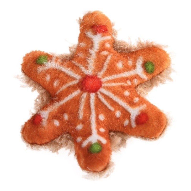 BARRY KING Zabawka dla kota śnieżynka, piszcząca 7 x 6 cm