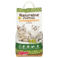 CHICO Podściółka kukurydziana zbrylająca 14l PROMO 3 Uszkodzenie ubytek