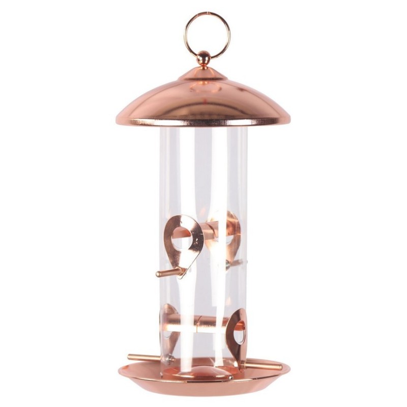 GARDEN and FUN Karmnik dla ptaków metalowy 16 x 16 x 30,5 cm