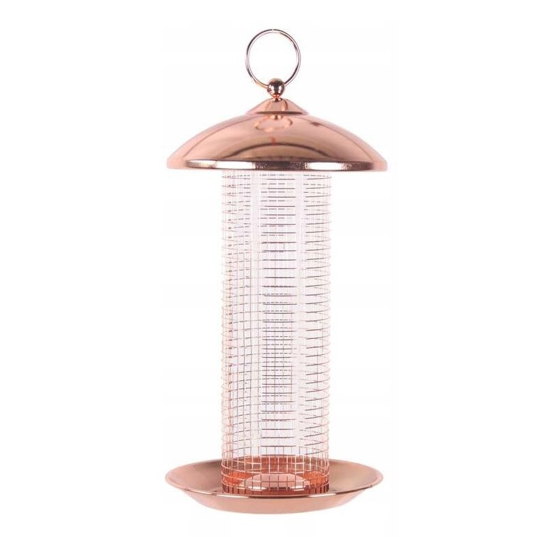 GARDEN and FUN Karmnik dla ptaków wiszący z kratką 16 x 16 x 30,5 cm