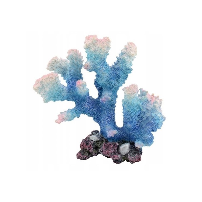AQUA NATURA Dekoracja akwarystyczna Koralowiec duży - niebieski