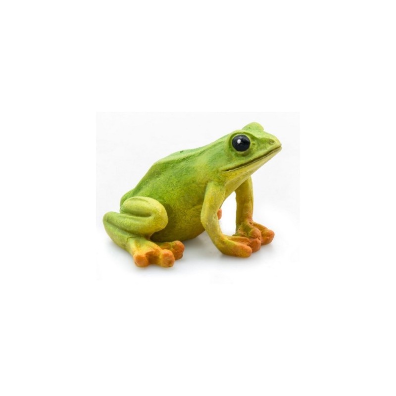 AQUA NATURA Dekoracja akwarystyczna zielona żaba 5cm