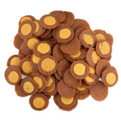 HAU MIAU Pausesnack przysmak dla psa talarki królicze o smaku sera 500g