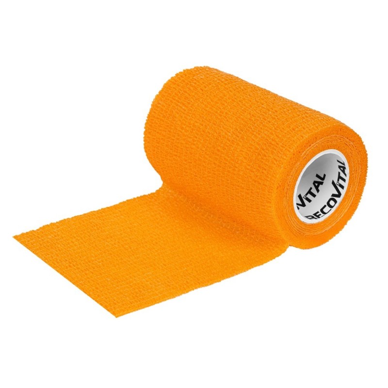 Bandaż kohezyjny 7.5 cm x 4,5m pomarańczowy 1 sztuka