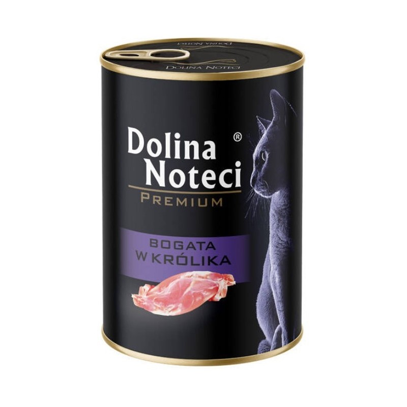 DOLINA NOTECI Premium dla kota - Bogata w królika 12x 400g