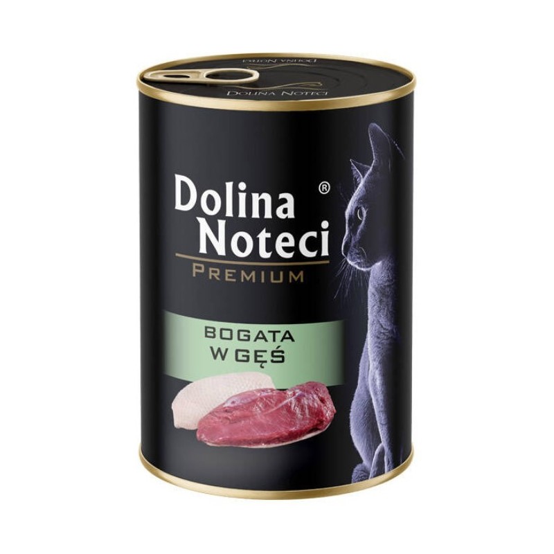DOLINA NOTECI Premium dla kota - Bogata w gęś 12x 400g