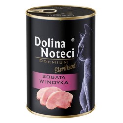 DOLINA NOTECI Premium dla kota sterylizowanego - Bogata w indyka 12x 400g