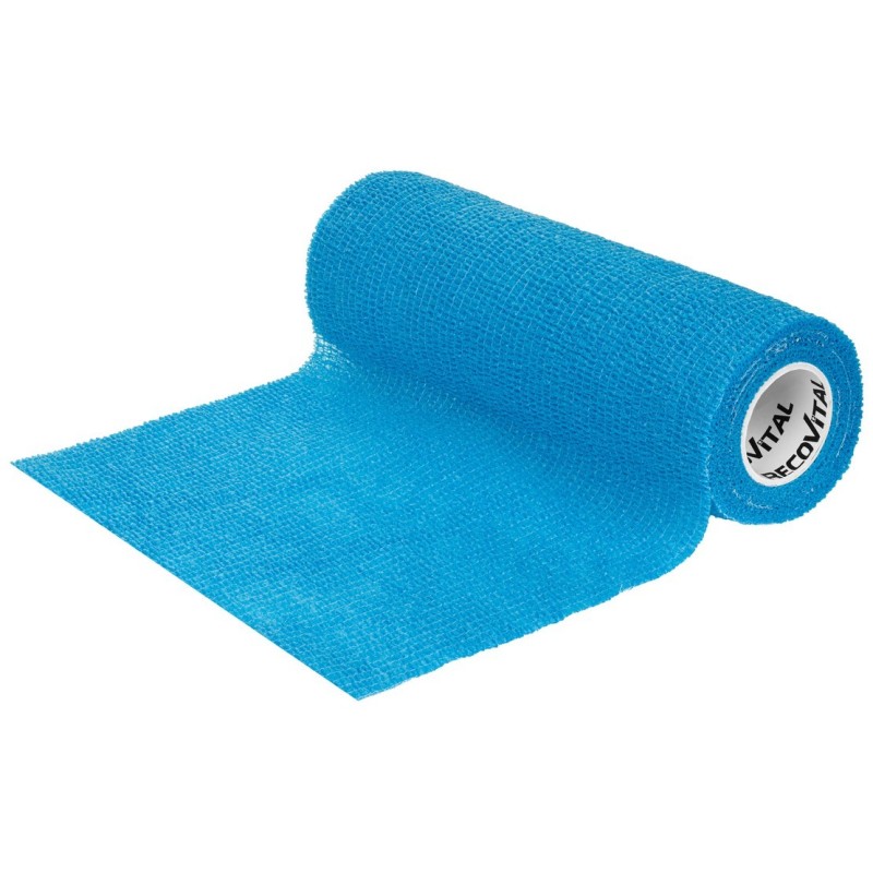 Bandaż kohezyjny 15 cm x 4,5m niebieski 1 sztuka