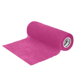 Bandaż kohezyjny 15 cm x 4,5m różowy 1 sztuka