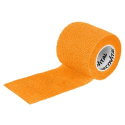 Bandaż kohezyjny 5 cm x 4,5m pomarańczowy 1 sztuka