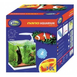 AQUA NOVA Akwarium NANO 10L LED filtr i oświetlenie Biały