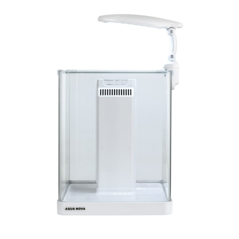 AQUA NOVA Akwarium NANO 14L LED filtr i oświetlenie Biały
