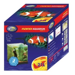 AQUA NOVA Akwarium NANO 21L LED filtr i oświetlenie Czarny