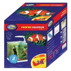 AQUA NOVA Akwarium NANO 21L LED filtr i oświetlenie Biały