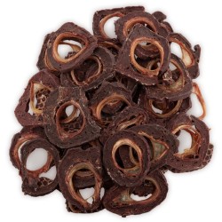 HAU MIAU Pausesnack przysmak dla psa krążki jagnięce z tchawicą wołową 500g