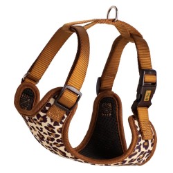 DINGO Szelki Bezuciskowe z dwupaskową regulacją - Leopard XS