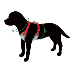 DINGO Szelki Bezuciskowe z dwupaskową regulacją - Leopard M