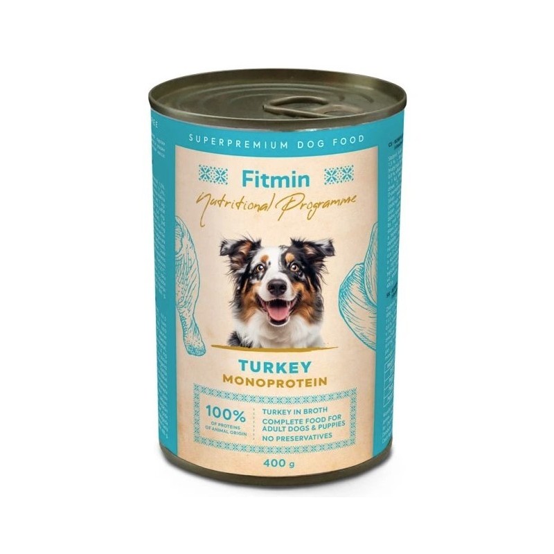 FITMIN Nutritional Programme Dog Turkey 400g