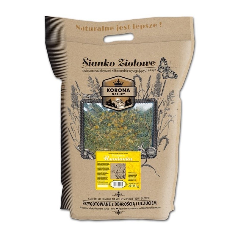 NATURAL-VIT Korona Natury Sianko Ziołowe z Rumiankiem 400g