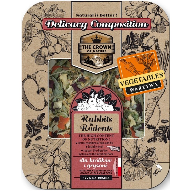 NATURAL-VIT Korona Natury Mieszanka - Delicja warzywna 200g