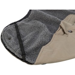 TRIXIE Plaszczyk Rouen 2w1 dla mopsów i buldogów - beżowy 36 cm