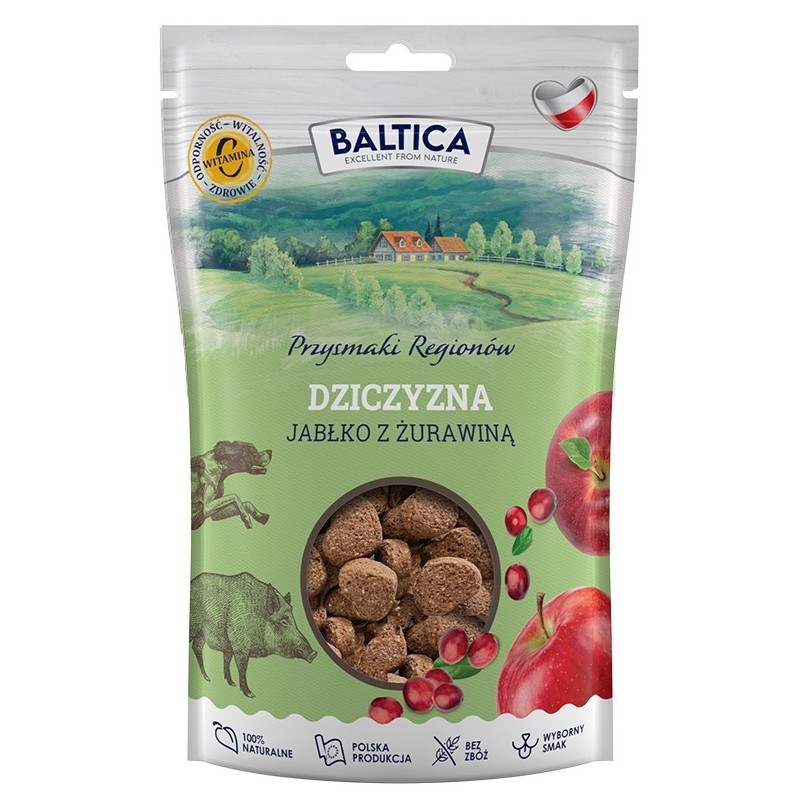 BALTICA PRZYSMAKI REGIONÓW Dziczyzna z jabłkiem i żurawiną 600g