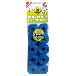 BAGS ON BOARD Woreczki 10 x 14 szt. Dog Poopy - niebieskie