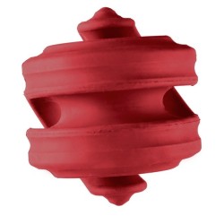 PET DREAM HOUSE Zabawka gumowa Geo-Hex - czerwona