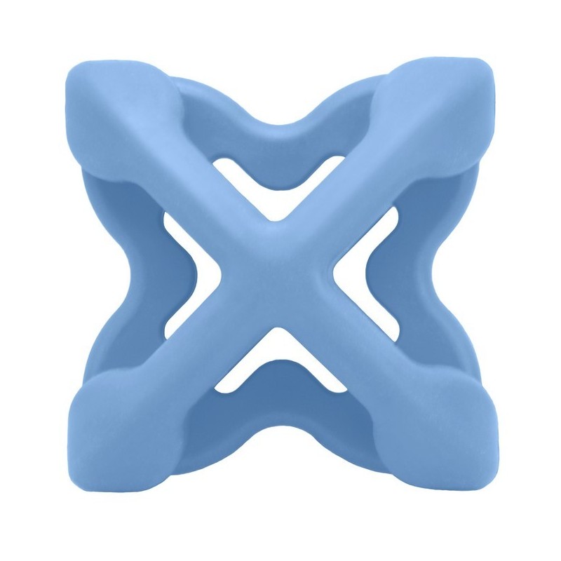 PET DREAM HOUSE Zabawka gumowa Geo-Astro Rolly - błękitna