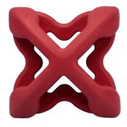 PET DREAM HOUSE Zabawka gumowa Geo-Astro Rolly - czerwona