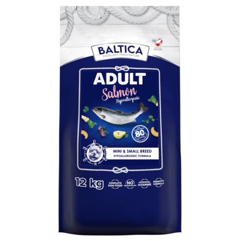BALTICA EXCELLENT Adult Salmon Hypoallergenic - dla małych ras 12 kg