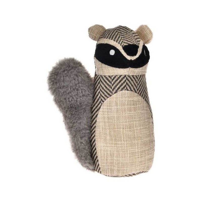 BARRY KING Zabawka dla psa szop pracz z wytrzymałej tkaniny z dźwiękiem 17,5x13cm