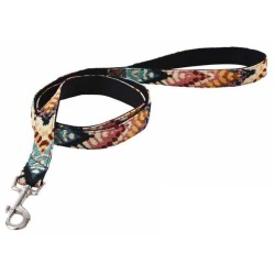 BARRY KING Smycz dla psa z wytrzymałej tkaniny - wzór boho 2,5cm x 120cm